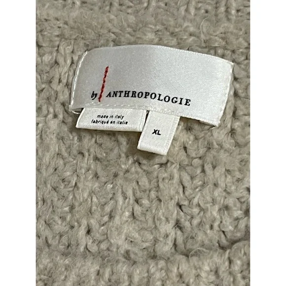 Anthropologie Camila Neutral Sweater NWT Oversized SZ XL - Picture 8 of 12